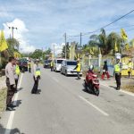 Jamin Kamtibmas Kondusif, Polres Basel Lakukan Pam Kampanye Pemilu 2024 di Kecamatan Toboali
