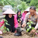 Bersama Bhayangkari, Polres Bangka Selatan Ajak Masyarakat Manfaatan Lahan Pekarangan