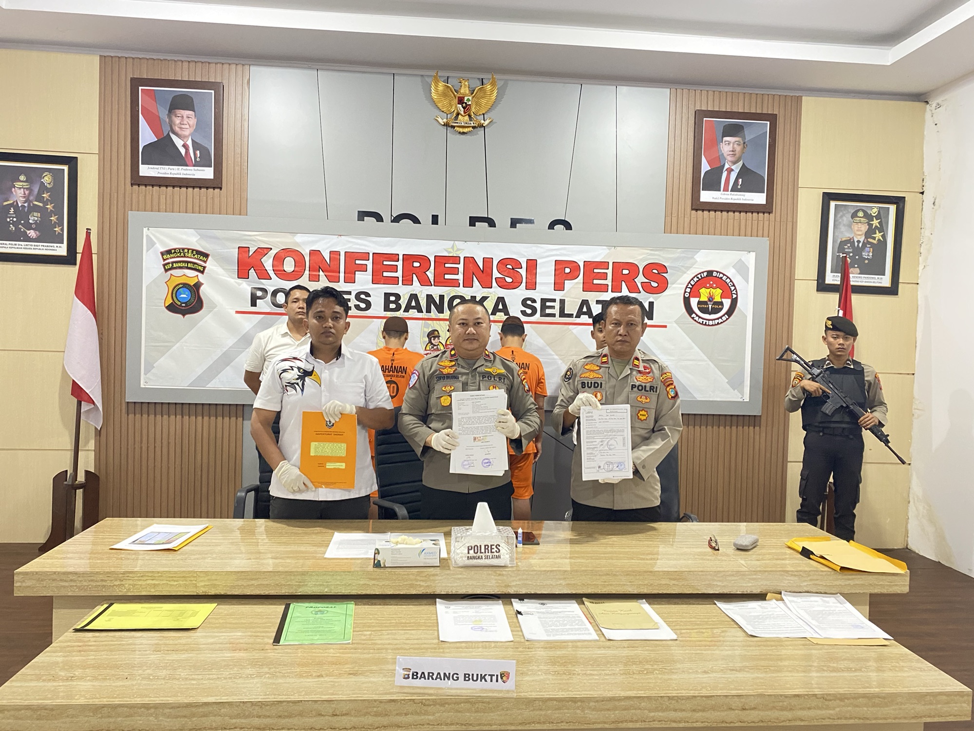  Polres Basel Ungkap Korupsi Dana BUMDES Fajar Sejahtera, Direktur JY dan Bendahara AS Jadi Tersangka