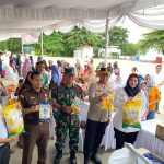 Kapolres Bangka Selatan Hadiri Operasi Pasar Murah di Toboali, Warga Antusias