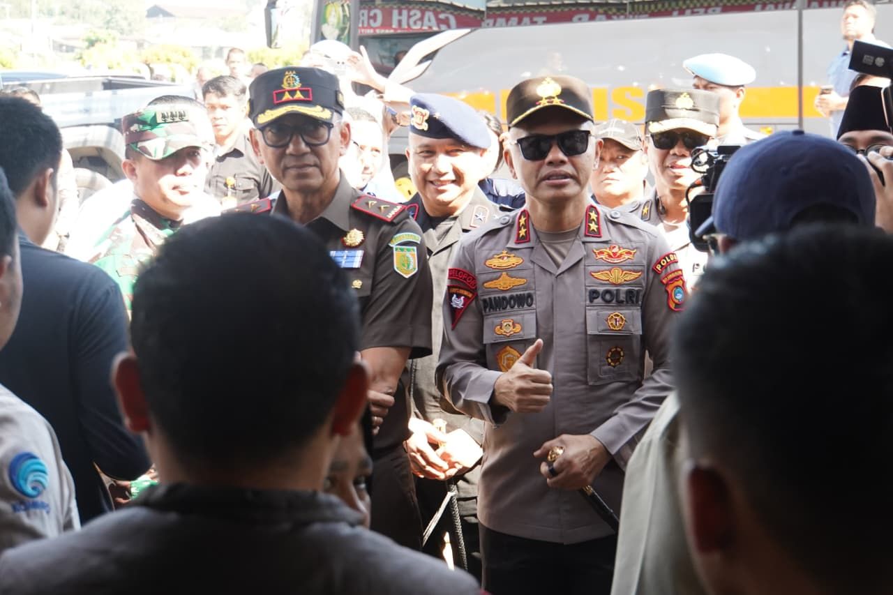  Pantau Sejumlah TPS, Kapolda Babel Pastikan Pilkada Ulang Berjalan Aman dan Kondusif